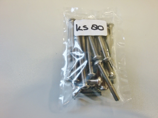 ks80 stainless steel 30 piece Socket button head
